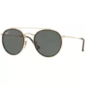 Ray-Ban Round Double Bridge RB3647N 001 ONE SIZE (51) Havana/Zelena