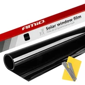 slomart AMiO Folija za zatemnitev stekel, ultra dark black, 0,5x3m, 1%