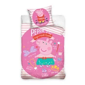 Peppa Pig OTROŠKA POSTELJNINA 135/200 cm tkanina pink