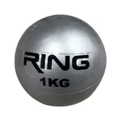 RING lopta sand ball 1 kg  - RX BALL009-, siva