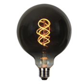 LED line LED LINE ZATEMNILNA, RETRO LED ŽARNICA E27, 4W, 150LM, G125, ULTRAWARM 1800K ČRNA [202382]