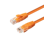 Omrežni kabel UTP CAT6 0.2M oranžen LSZH