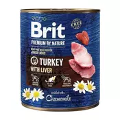 Brit BRIT Premium by nature Junior Turkey with Liver - mokra hrana za pse - 800g