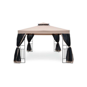 Fieldmann - Vrtni paviljon 3x3 m bež/crna