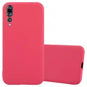 Cadorabo Cadorabo Case, združljiv s Huawei v Candy Red - Zaščitni pokrov, narejen iz fleksibilnega silikona TPU, (20569835)
