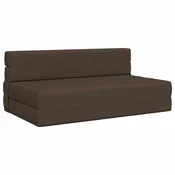 Vidaxl Zložljiv kavč postelja Taupe 152 x 86,5 x 60 cm Blago
