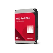 WD 8TB 3.5 SATA III 256MB IntelliPower WD80EFPX Red Plus hard disk