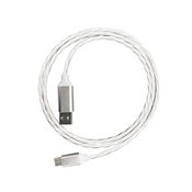 Kabel Lightning USB PLATINET 1.5A LED - 1m Bijeli