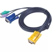ATEN 2L-5202P KVM kabel Crno 1,8 m