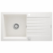 Deante ZQZ A113 Granitna sudopera Zorba 76/WH/O, Bela