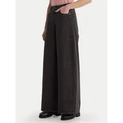 Weekend Max Mara Jeans hlače Vortice 2615181011 Črna Wide Leg