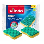 Vileda Vileda Glitzi Always Clean viskozna gobica 2 kosa.