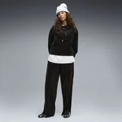 PUMA Essentials Elevated Velour Straight Leg Pants Women, Women, Black, S
