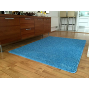 eoshop Kos preproge Barva košata modra (Varianta: 67 cm okrogla)