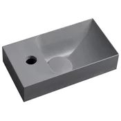 PICCOLINO betonski umivalnik 30,8x17cm, mešalnik na levi strani, siv - Siva - 30,8x10,6x17 cm - Sapho - SMALL - 24 - Beton - Pravokotnik - 308 - 106 - 170 - 14