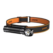 Superfire TH04 2-v-1 čelna svetilka, 600 lm, USB-C