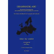 Grammatik-ABC für Deutsch als Fremdsprache auf Zertifikatsniveau und Niveaustufen A1, A2, B1, B2