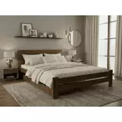 Ljubki dom Postelja PARIS povišana 140 x 200 cm hrast Posteljno dno: Lamelno posteljno dno, Vzmetnica: Vzmetnica Coco Maxi 19 cm