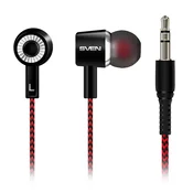 SVEN E-108 Stereo In-ear slušalke Črno-Rdeče