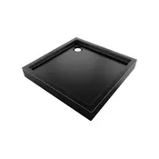 Mexen Flow+ kvadratna prha 70 x 70 cm, črna mat - 46S707070H