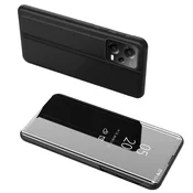 HURTEL Clear View Case etui do Xiaomi Redmi Note 12 5G/Poco X5 5G pokrowiec z klapkš czarne