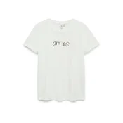 VERO MODA Majica VMIKAMI  zlata / črna / bela