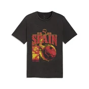 PUMA Fanpack 90s Tee Relaxed Men, Football, Black/Faster Yellow, L