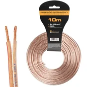 slomart libox zvočniški kabel 2x1,50 mm lb0008-10 avdio kabel 10 m prozoren