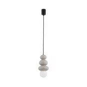 Argon 8786 - Kopalniški lestenec na vrvici ORLANDO PLUS 1xG9/6W/230V IP44 siva