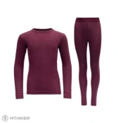 Devold Outdoor Wool otroški komplet termo perila, Rdeča (6 rokov)