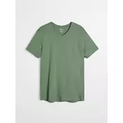 Sinsay - Pamucna basic majica - zelena