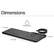 Tastatura HP 400 backlight žicna/US/crna (7N7C0AA#BED)