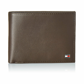 Velika moška denarnica Tommy Hilfiger Eton Cc And Coin Pocket AM0AM00651/83361 Rjava