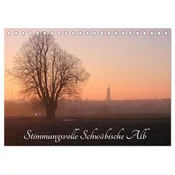 Stimmungsvolle Schwäbische Alb (Tischkalender 2026 DIN A5 quer), CALVENDO Monatskalender