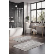 Lessentiel Maison Set prostirki za kupatilo CT-5397, 2 Komada, Svetlosiva