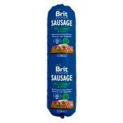Brit Sausage 12 x 800 g - Puran in grah