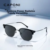 Caponi Unisex naocare za sunce, Sive