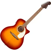 Fender California Deluxe Newporter CE WN Sienna Sunburst Elektro-akusticna dreadnought