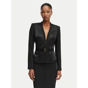Elisabetta Franchi Suknjič GI-233-62E2-V840 Črna Slim Fit