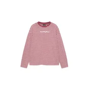 Pull&Bear Majica STWD pastelno roza / burgund / bela