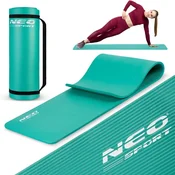 Debela vadbena podloga 183 x 60 cm Neo-Sport - 192301 turkizna
