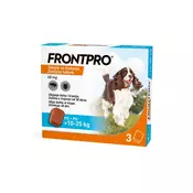 Frontpro | Žvečljive tablete za pse od 10 do 25kg (3 tablete)