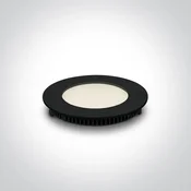 UGRADBENI LED PANEL CCTV 8W WW IP20 230V CRNI