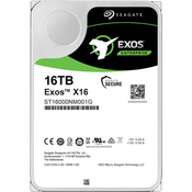 SEAGATE Exos X16 16TB 3,5  SATA 3 256MB 7200rpm (ST16000NM001G) trdi disk