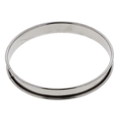 de Buyer Okrogli okvir 3091.10N, rounded top and bottom edges, spring stainless steel ring, smooth inner surface, diameter 10 cm