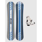 K2 Vandal + YOU+H white M 2025 Snowboard set design Gr. 137