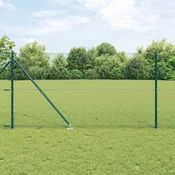 Šesterokotna ograja s stebrom 50 x 1,2 m Jeklo s PVC premazom