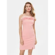TWINSET Cocktail obleka 232TP2490 Roza Slim Fit