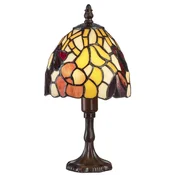 Casa Padrino luxury Tiffany stool lamp multicolored A� 15 x H. 29 cm - Tiffany table lamp - Tiffany desk lamp - Tiffany lights - Luxury interior - Luxury lights