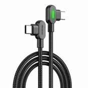 Mcdodo kabel USB-C do USB-C 60W, 2 m (črn)